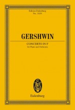 Gershwin - Concerto in F for piano + orchestra - study score