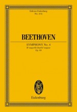 Beethoven - Symphony No. 4 in Bb - study score.