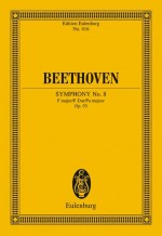 Beethoven - Symphony No. 8 in F - study score.