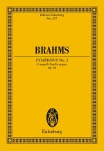 Brahms - Symphony no.3 in F, op.90 - study score
