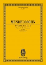 Mendelssohn - Symphony No.5 op.107, "Reformation" - study score