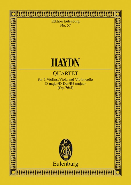 Haydn - String Quartet in D op.76/5 - study score