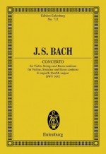 Bach, J.S. - Violin Concerto in E - study score