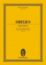 Sibeilius - Violin Concerto in D minor - Study Score