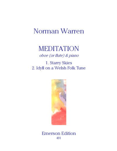 Warren, Norman - Meditation for oboe (or flute) + piano
