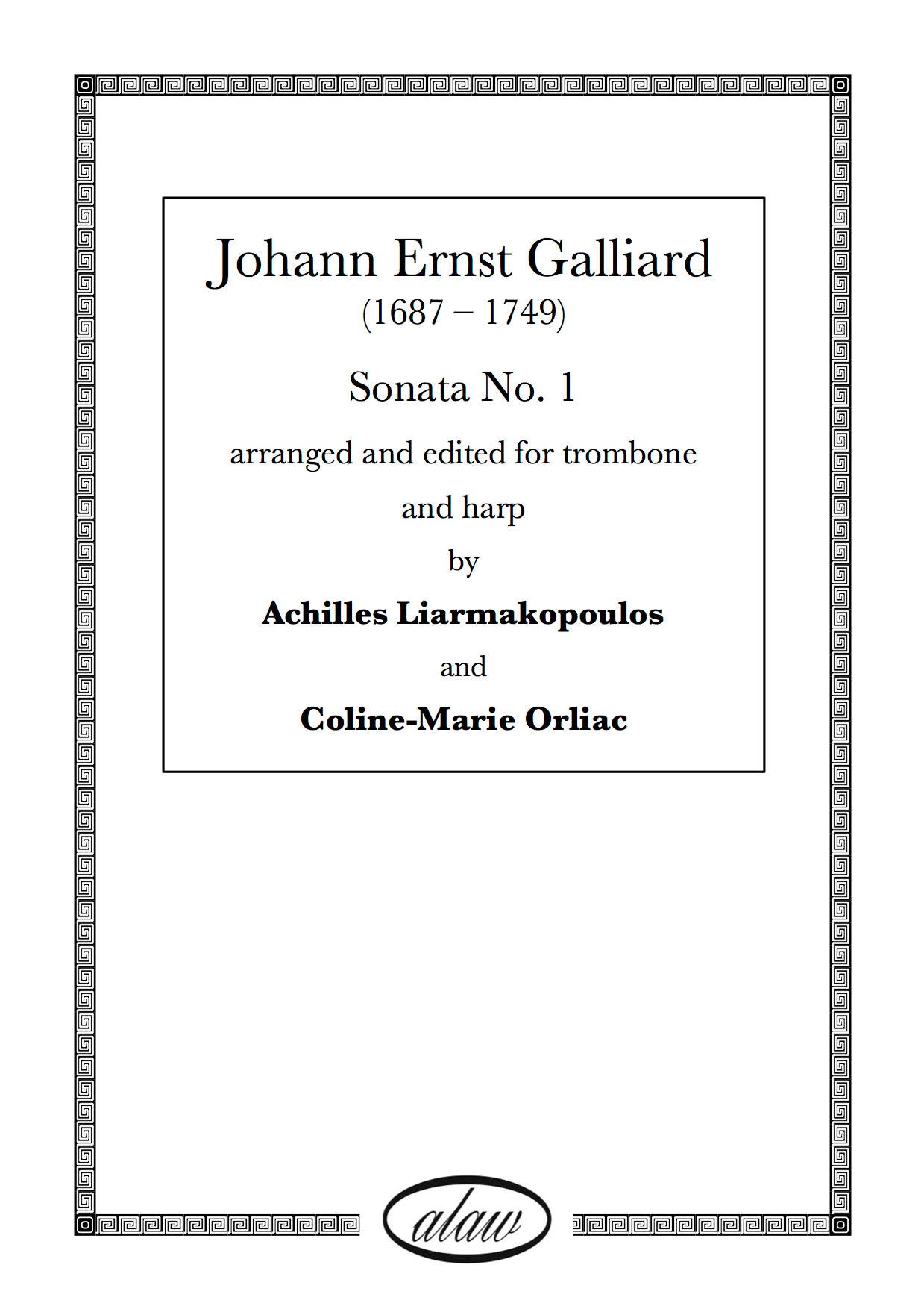 Galliard - Sonata no.1 - trombone + harp