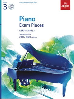 ABRSM: former Piano Exam Pieces 2019–2020 Grade 3 + CD