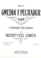 Gweddi y Pechadur - Owen, Morfydd Llwyn