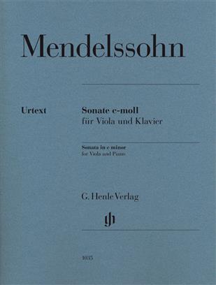 Mendelssohn - Sonata in C Minor - viola + piano