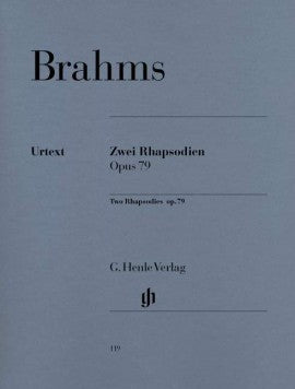 Brahms - Two Rhapsodies op.79 - Piano