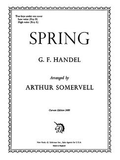 Handel - Spring - voice + piano
