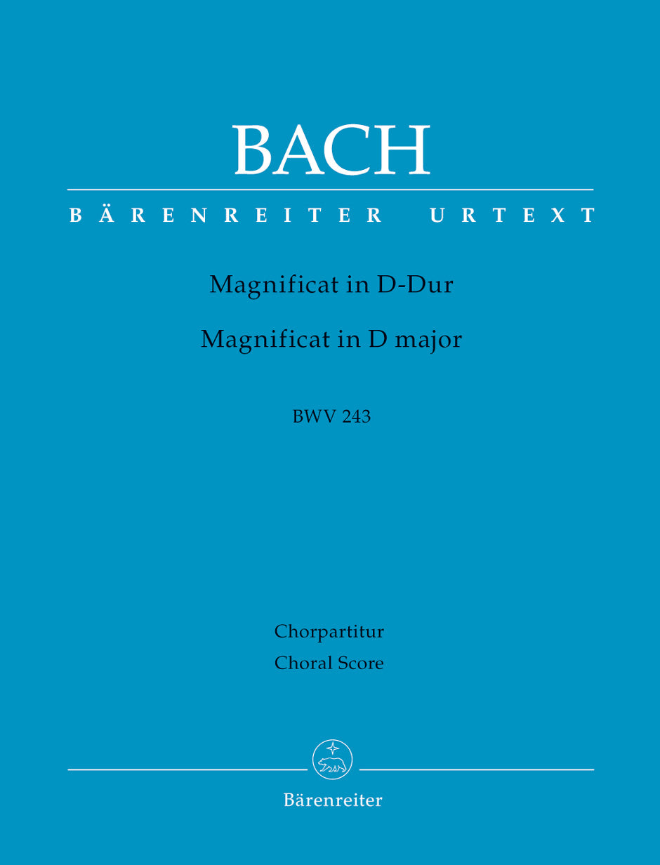 Bach, J.S. - Magnificat in D BWV243 - vocal score