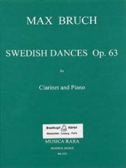 Bruch, Max - Swedish Dances op.63 - clarinet and piano