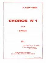 Villa-Lobos - Choros no.1 - guitar