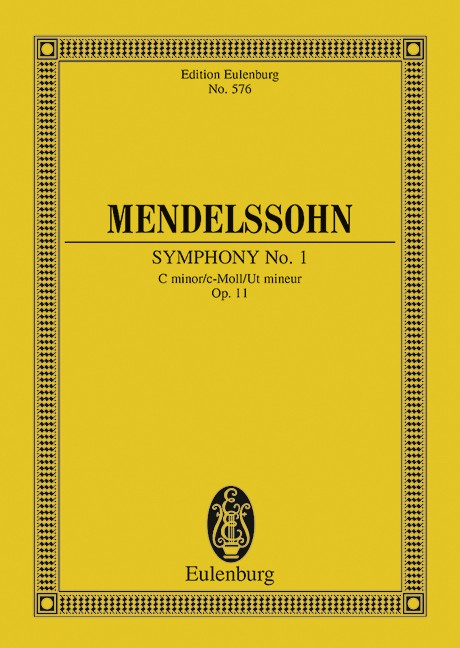 Mendelssohn - Symphony No.1 in C minor Op.11 - study score