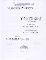 Nefoedd, Y / Heaven - Roberts, T. Osborne - mezzo