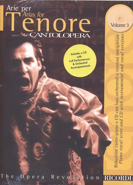 Arias for Tenor vol.3 - Cantolopera - book + CD