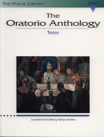 Oratorio Anthology, The - Tenor