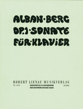 Berg - Sonata - piano