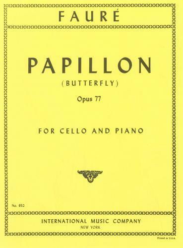 FaurŽ - Papillon - cello + piano
