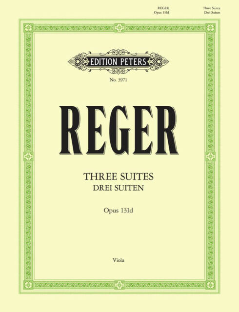 Reger - Three Suites op.131d - viola
