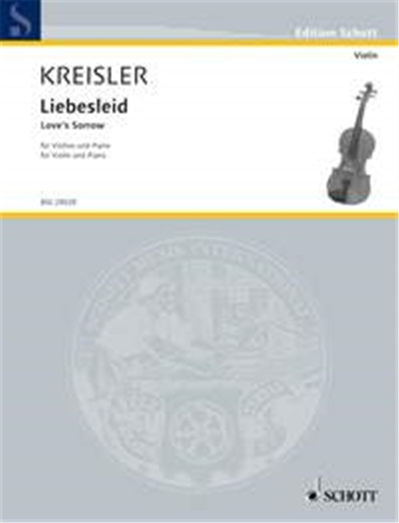 Kreisler - Liebesleid - violin + piano