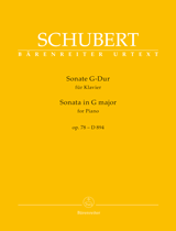 Schubert - Sonata in G D894 / op.78 - piano