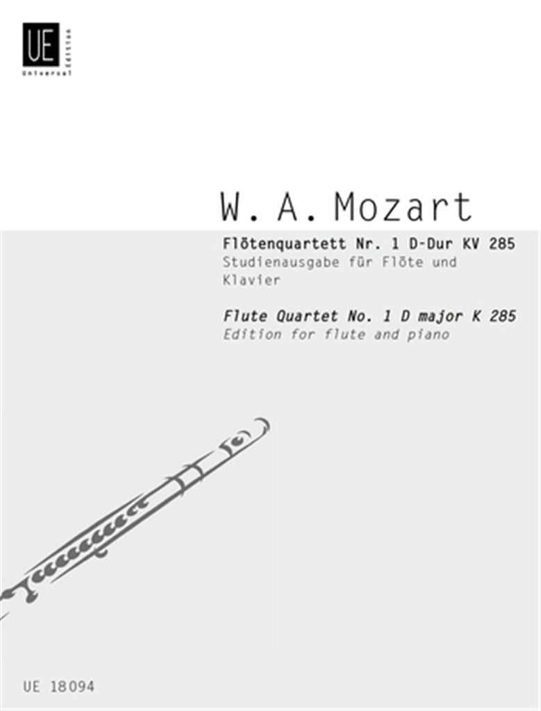 Mozart, W.A.- Flute Quartet no.1 in D K285