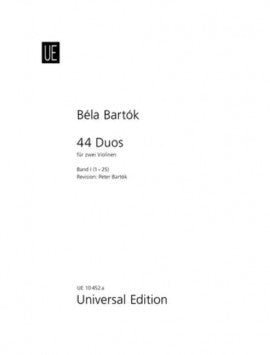 Bartok - 44 Duos for 2 violins - vol.1 (1-25)