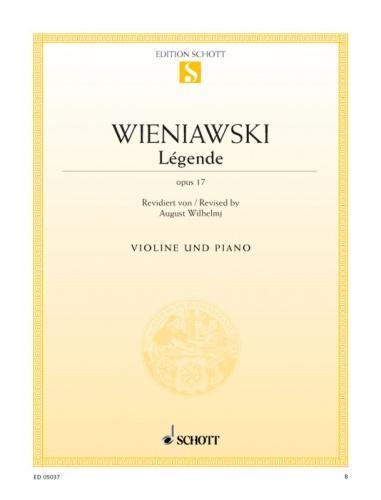 Wieniawski - LŽgende - violin and piano