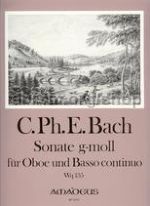 Bach, C.P.E. - Sonata in G minor, Wq. 135 - oboe