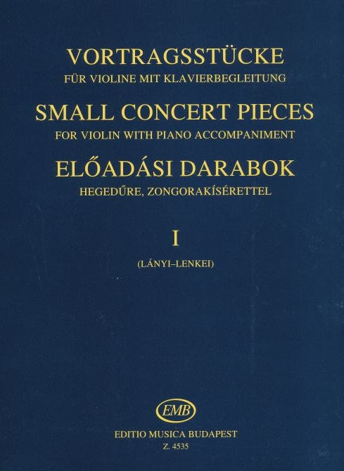 Small Concert Pieces 1 for violin & piano - L‡nyi, Margit & Lenkei, TibornŽ